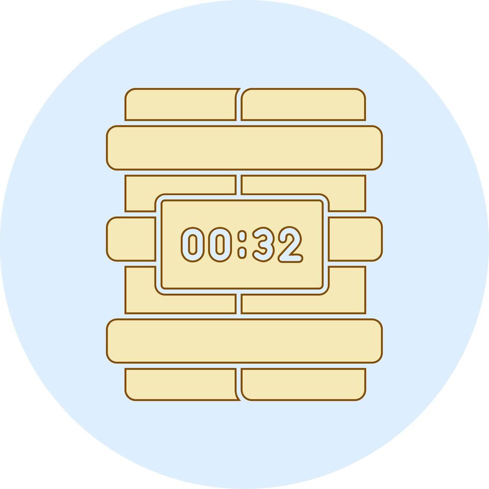 C4 Time Bomb Vector Icon