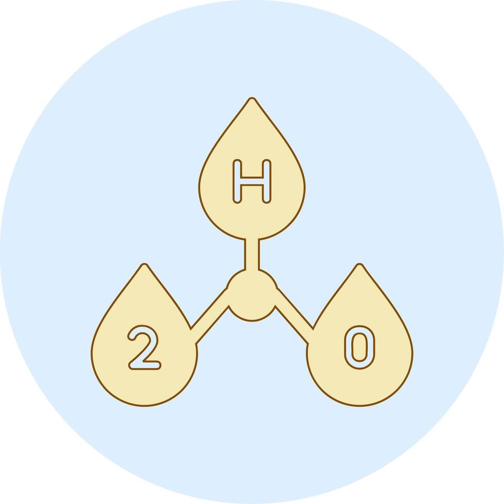 H2o Vector Icon
