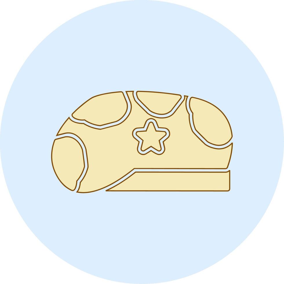 icono de vector de sombrero militar