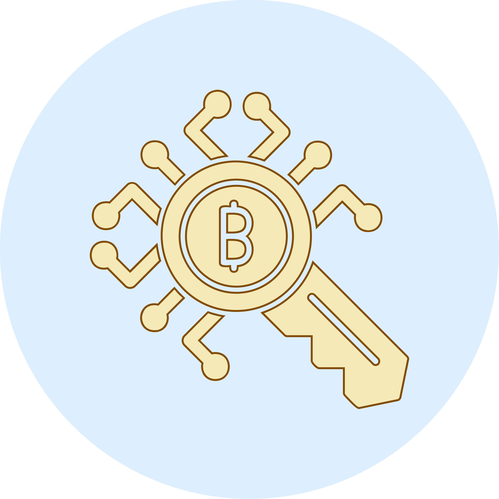 Encryption Key Vector Icon 38783421 Vector Art at Vecteezy