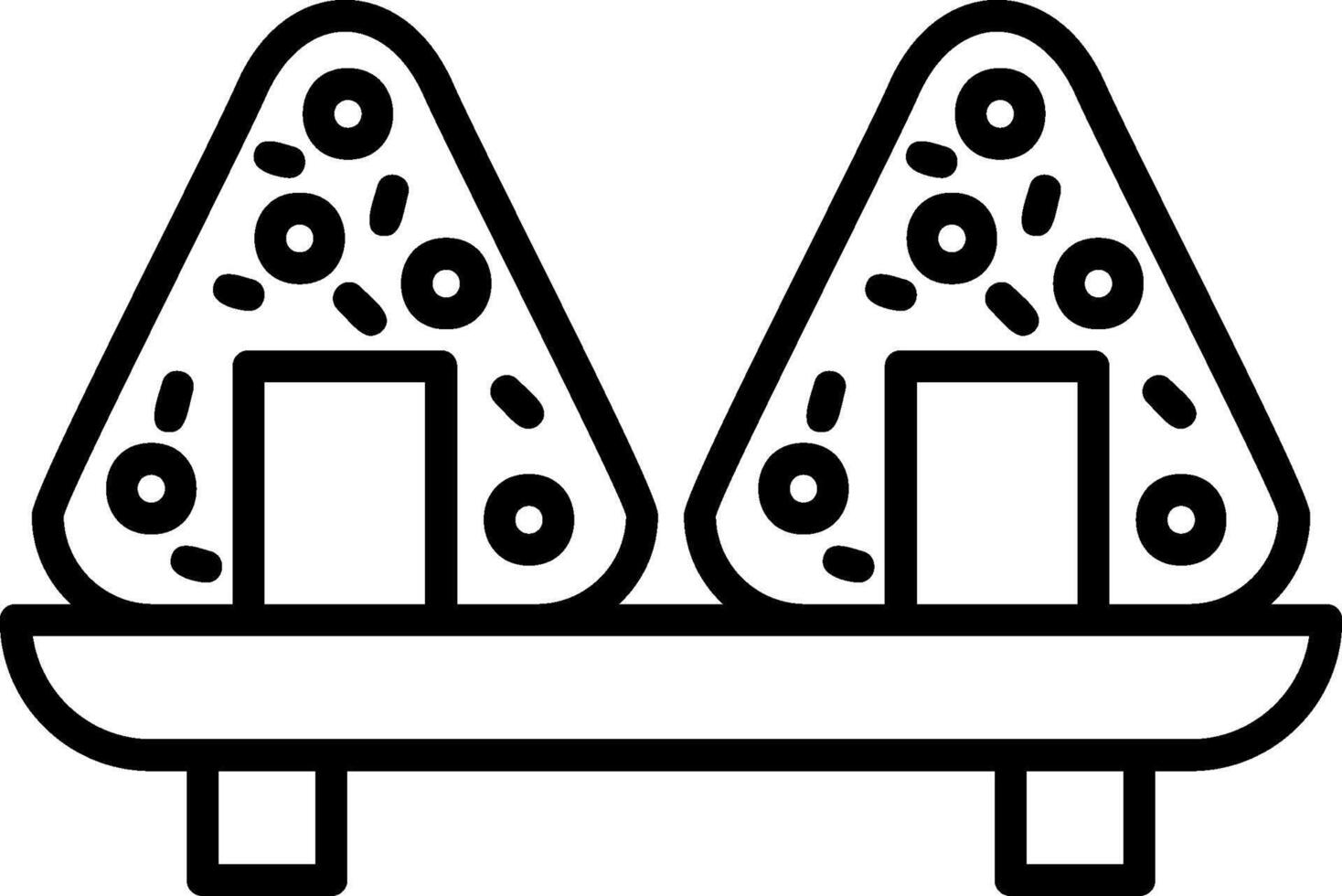 Onigiri Vector Icon