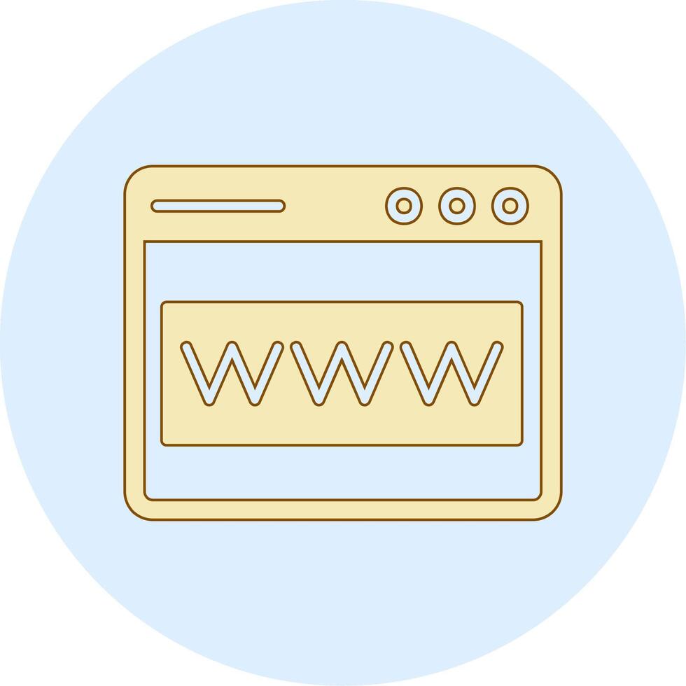 icono de vector web