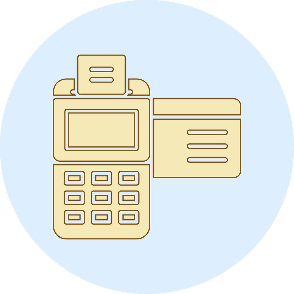 Credit Card Machine Vector Icon