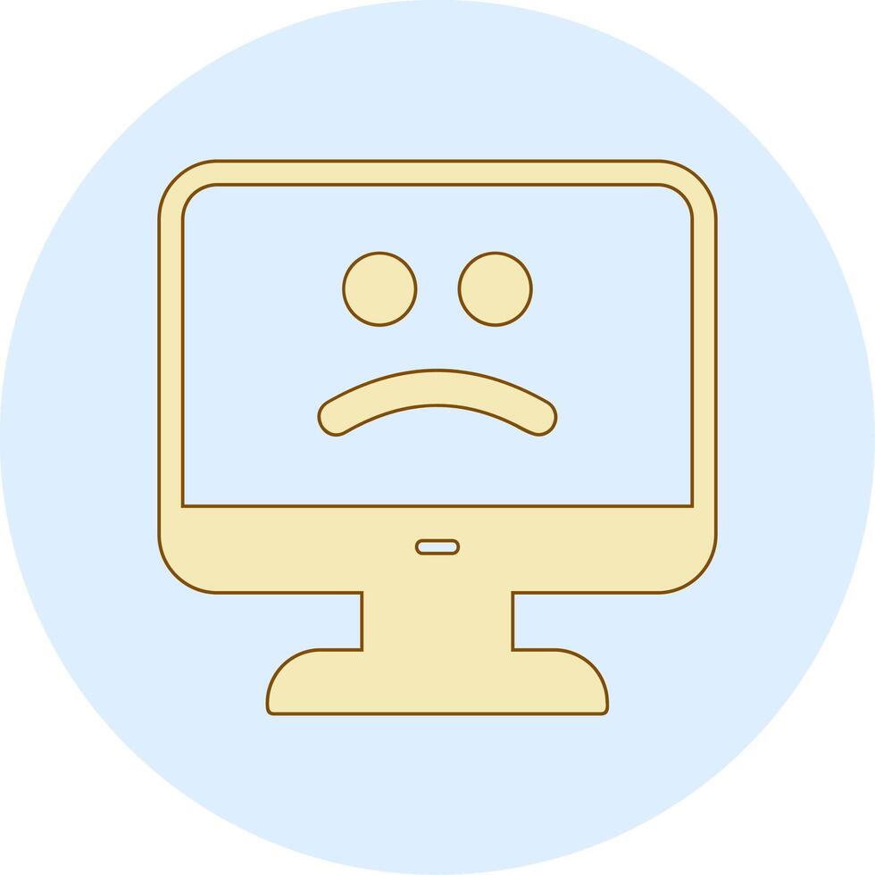 Blue Screen Vector Icon