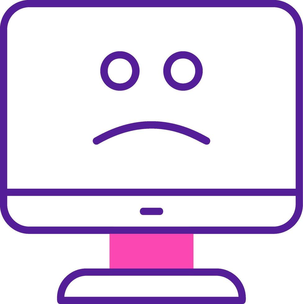 Blue Screen Vector Icon