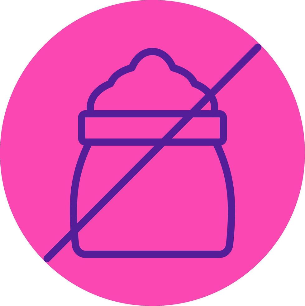 No Sugar Vector Icon