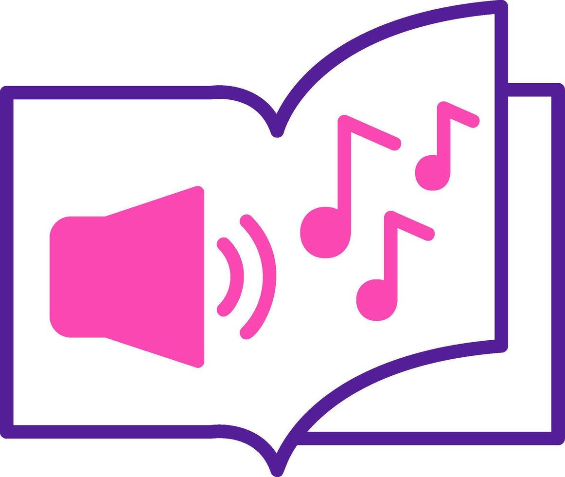 Audio Book Vector Icon