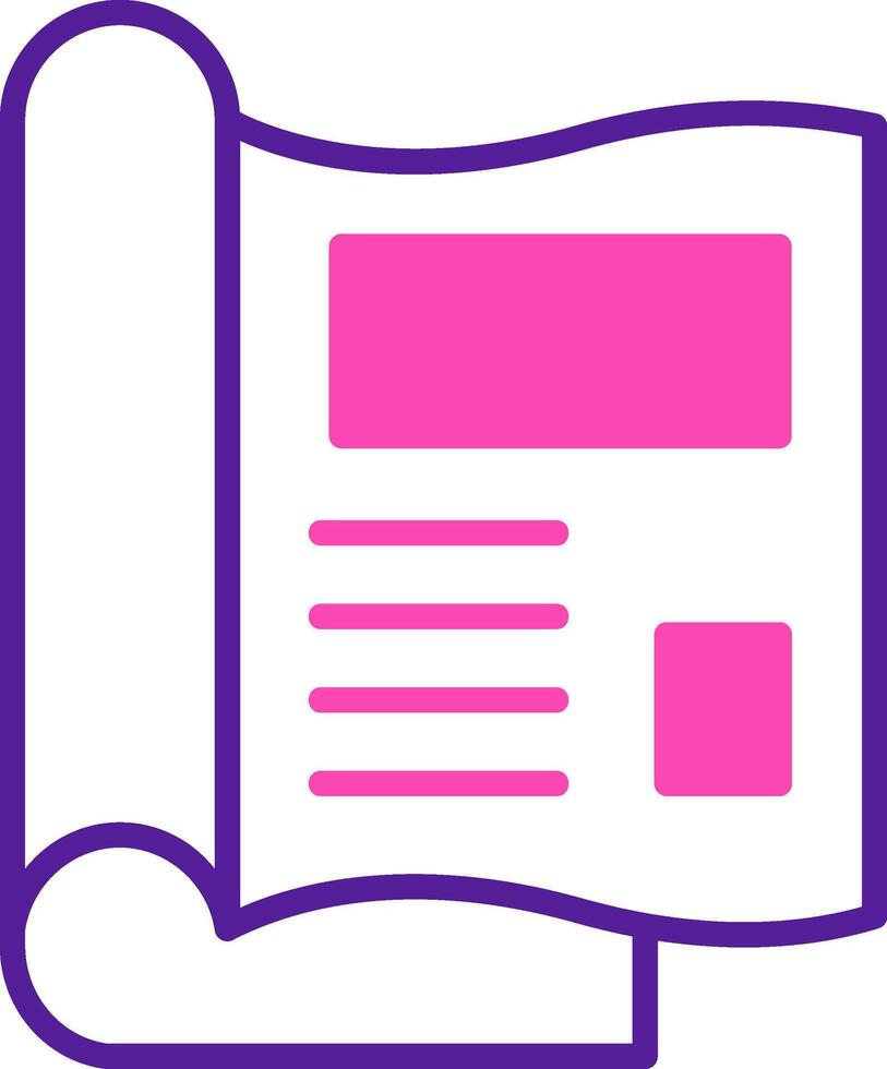 Magazine Vector Icon