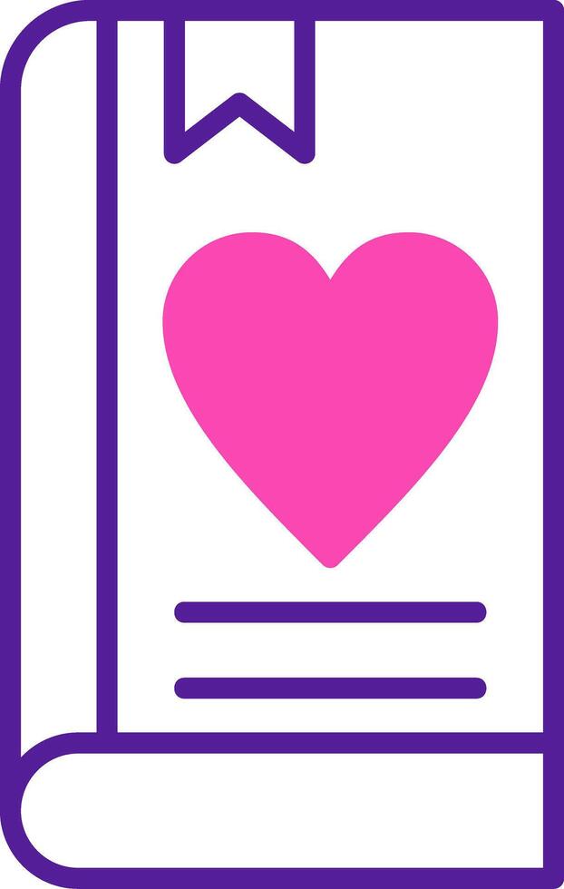Love Book Vector Icon