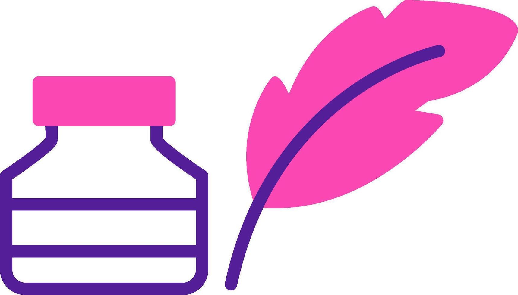 Quill And Ink Vector Icon
