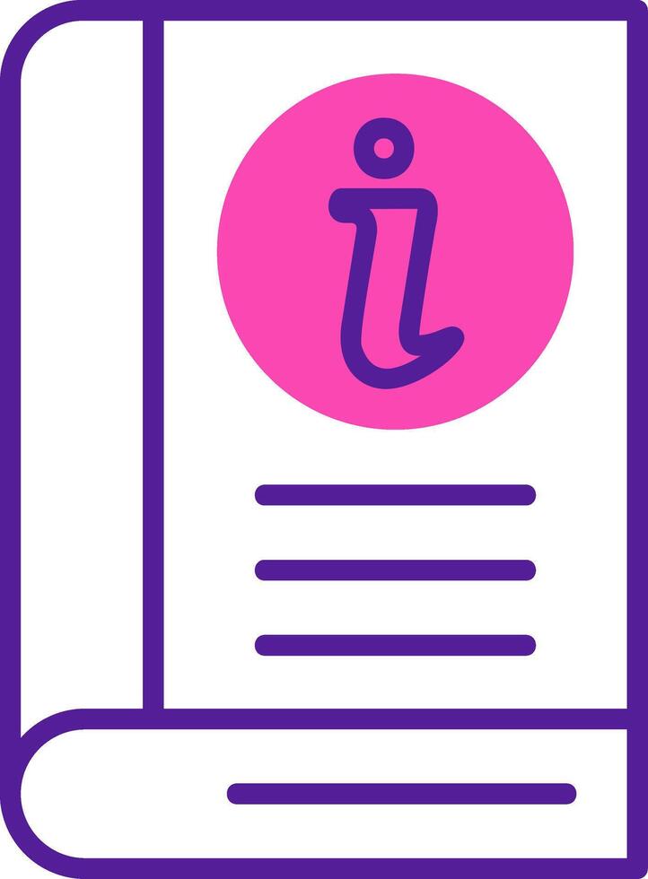 Information Book Vector Icon