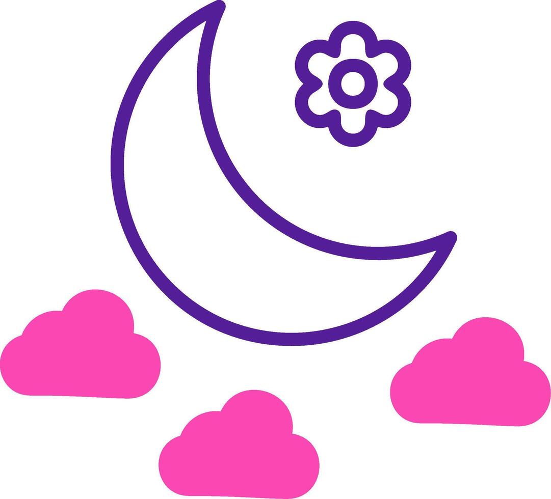 Moon Vector Icon