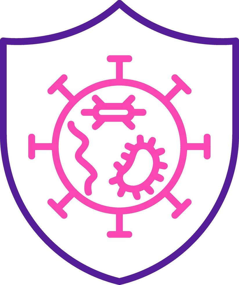 Germs Protected Vector Icon