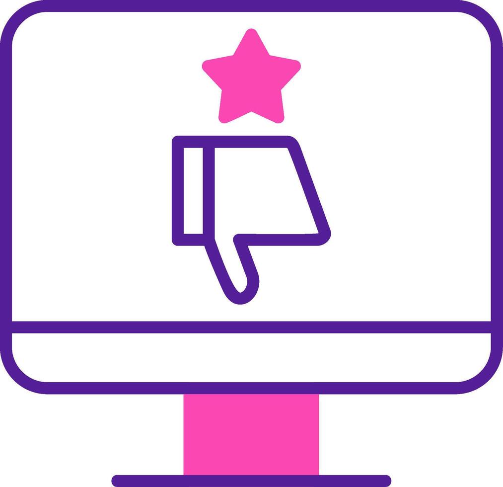 Bad Review Vector Icon