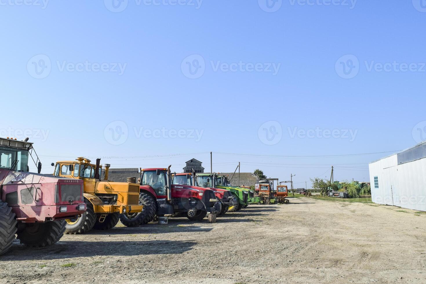 Tractor. Agricultural machinery. photo