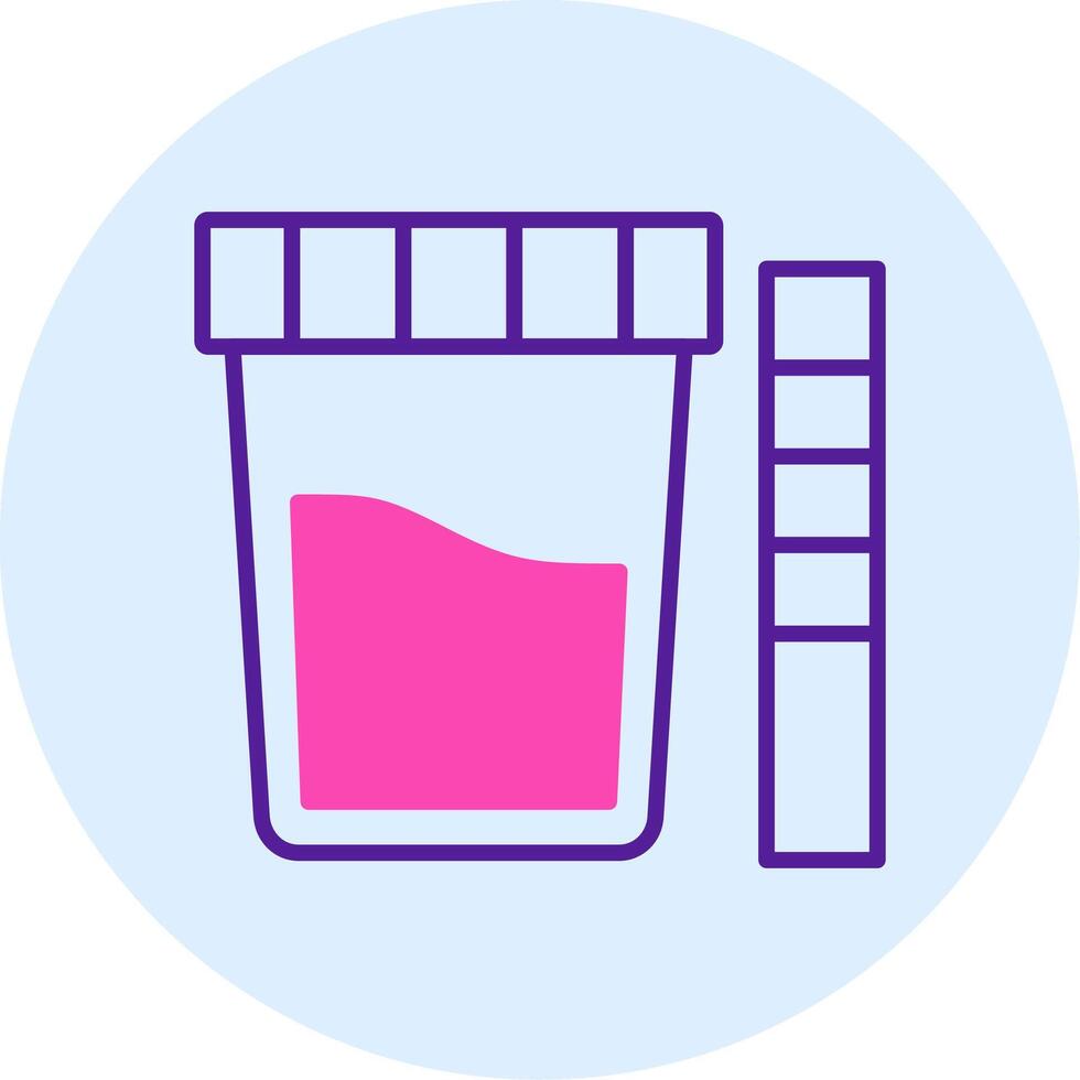 Urine Test Vector Icon