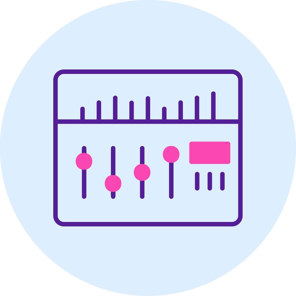 Sound Mixer Vector Icon