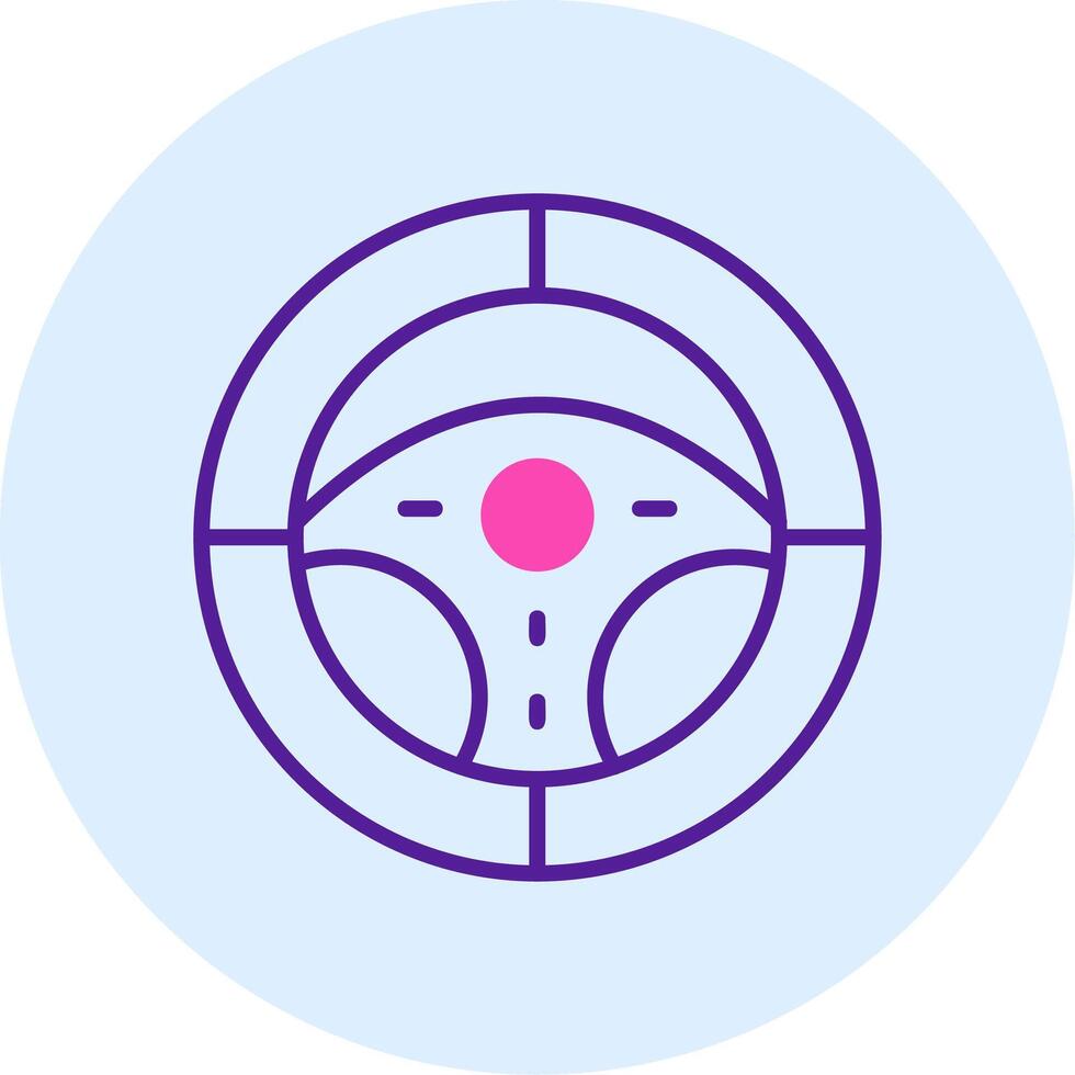 Steering Wheel Vector Icon