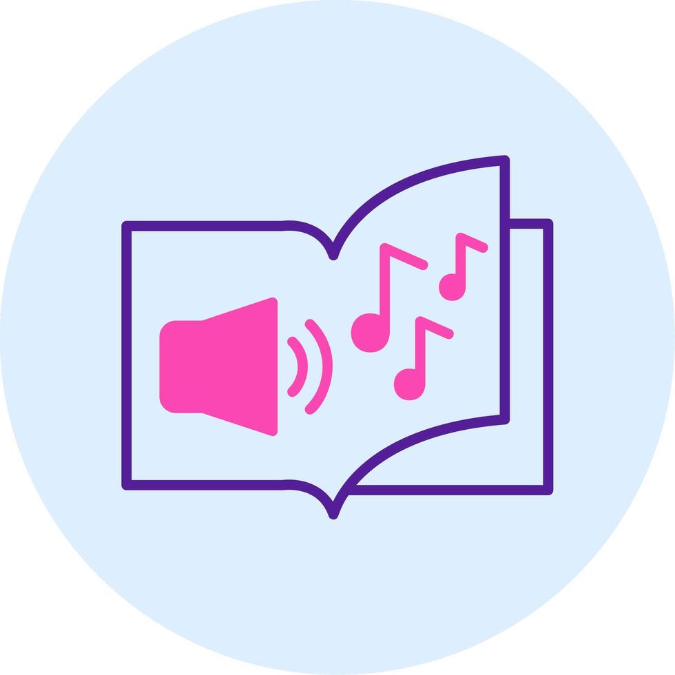 Audio Book Vector Icon
