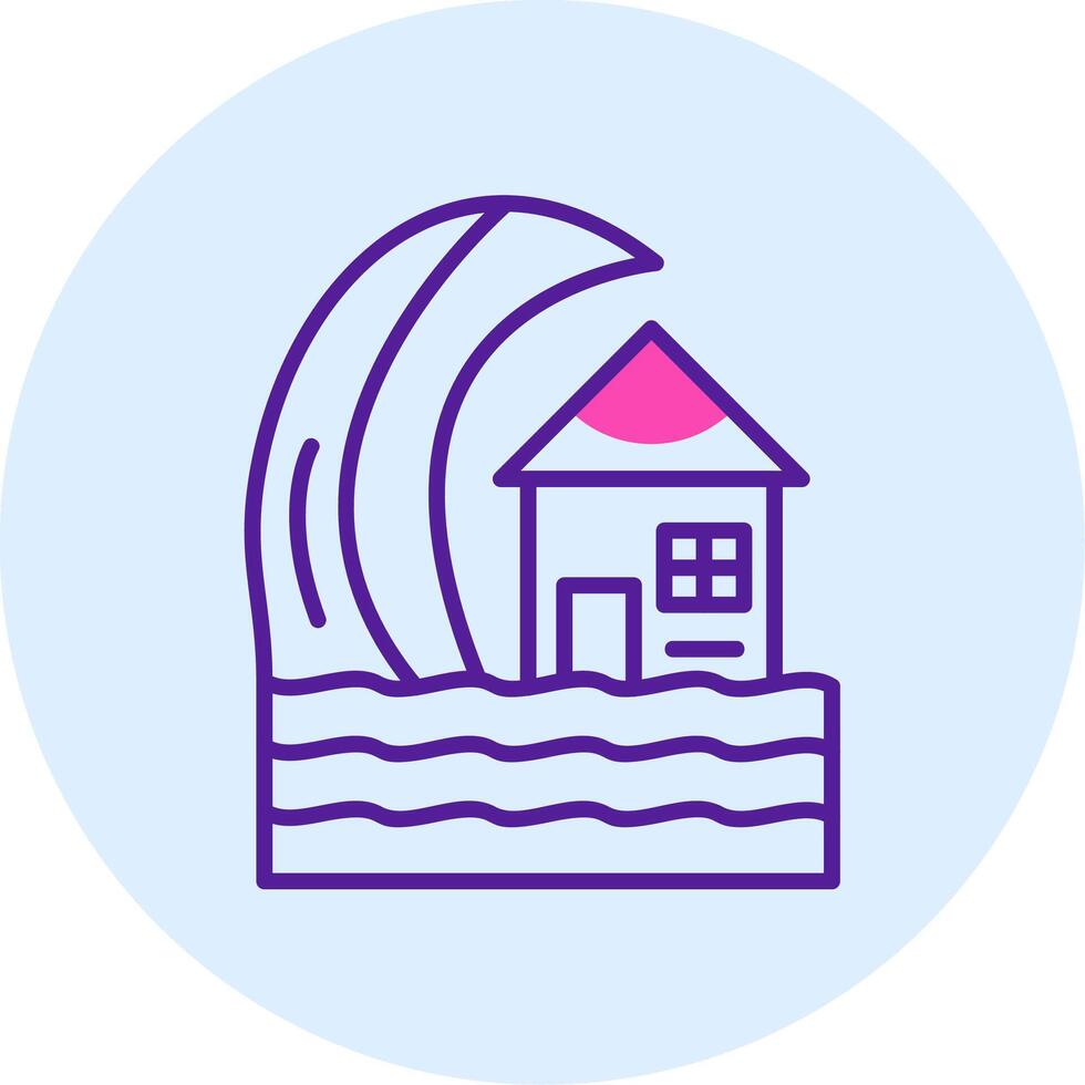 Tsunami Vector Icon