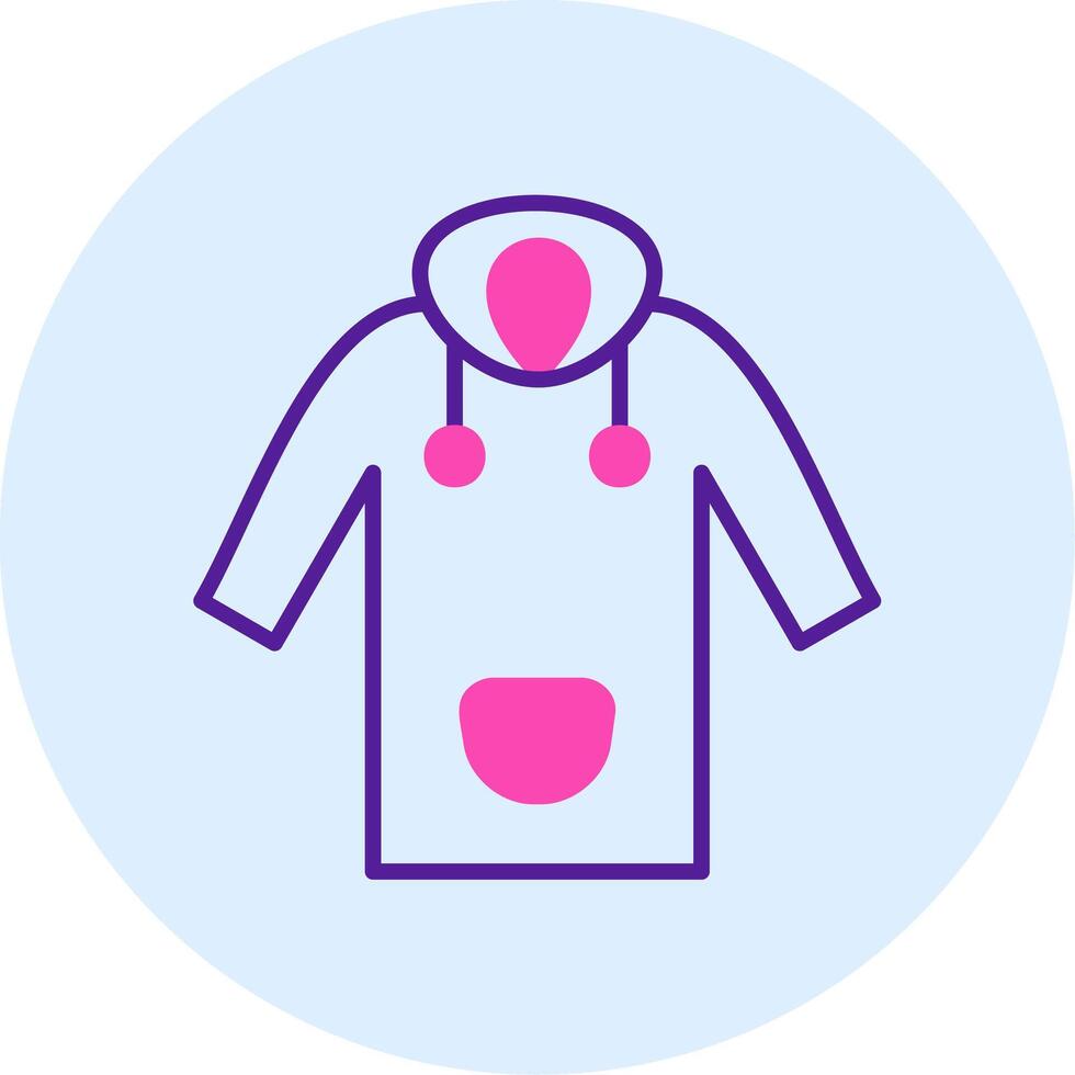 Raincoat Vector Icon