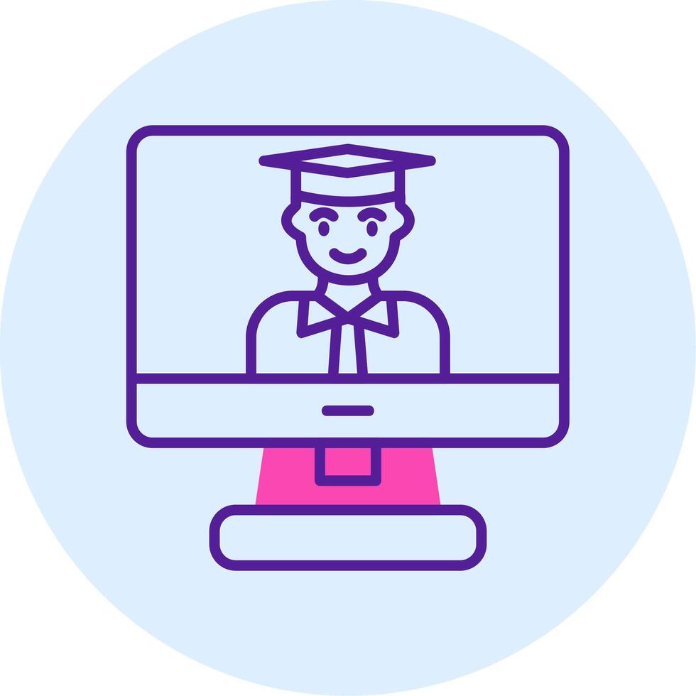 Online Learning Vector Icon