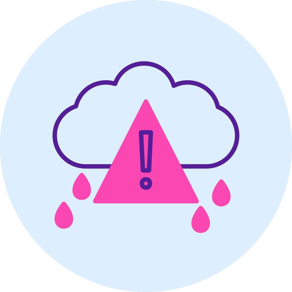 clima alerta vector icono