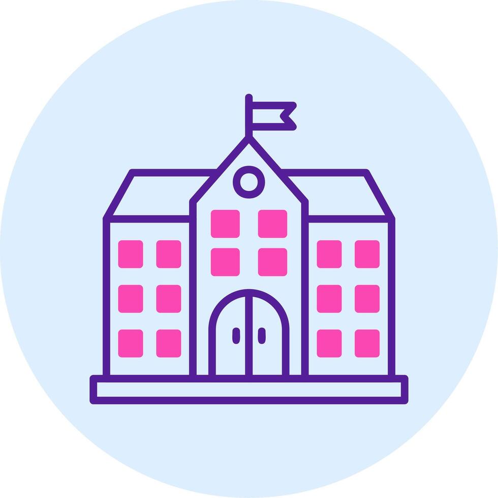 University Building Vector Icon