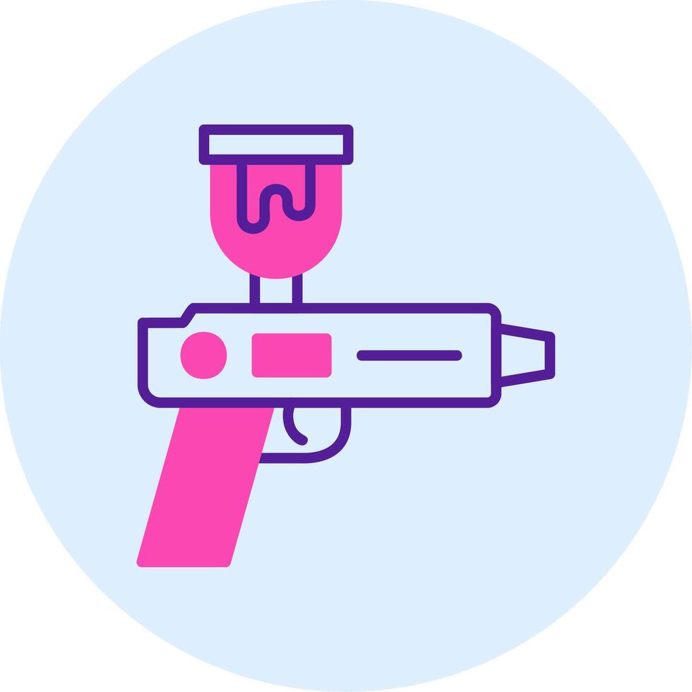 rociar pistola vector icono