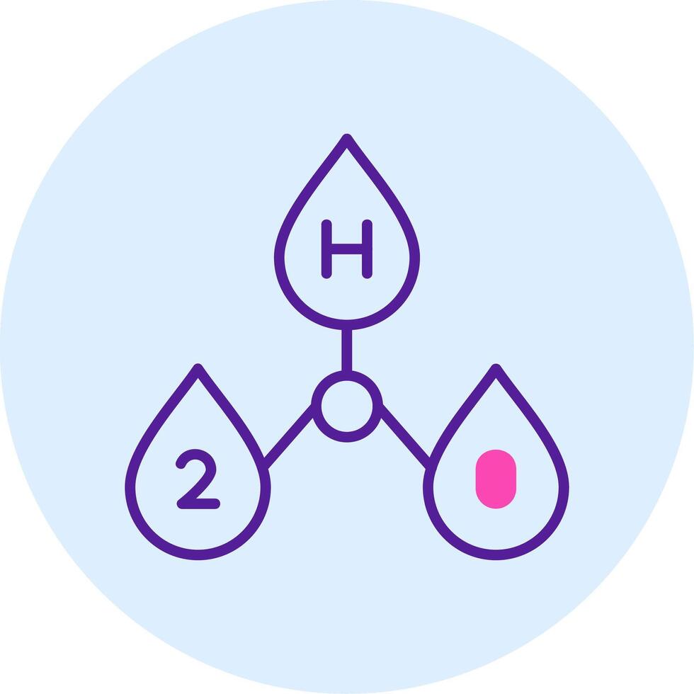 H2o Vector Icon
