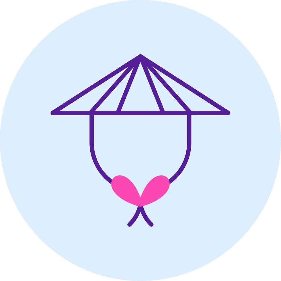 Chinese Hat Vector Icon