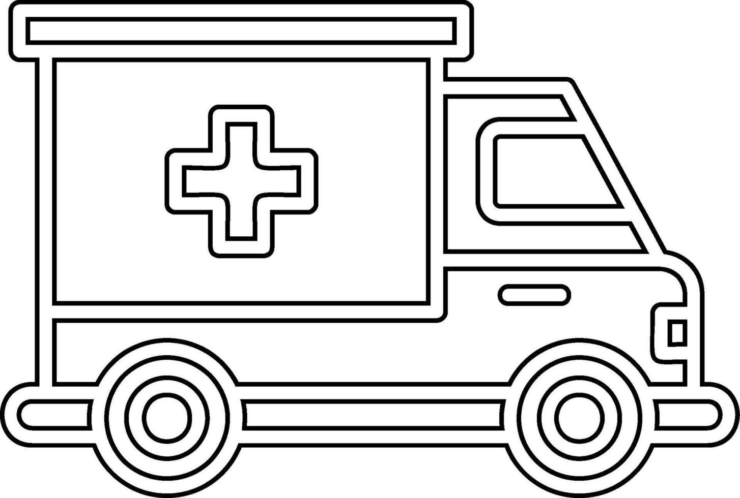 Ambulance Vector Icon