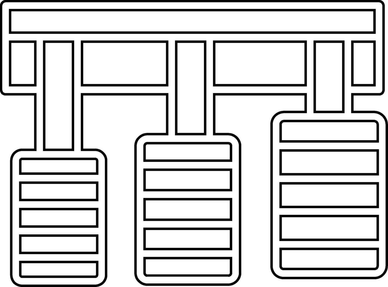 Pedals Vector Icon