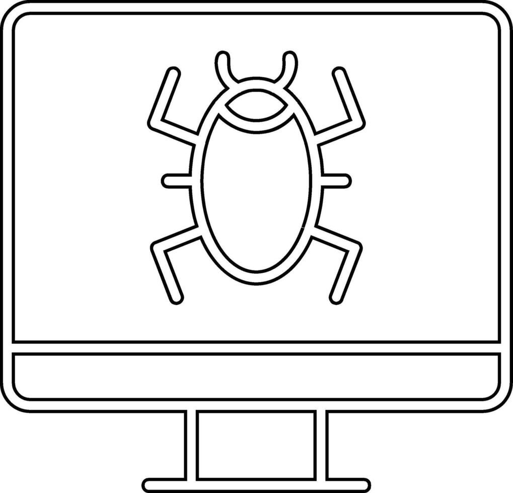 Computer Virus Vector Icon