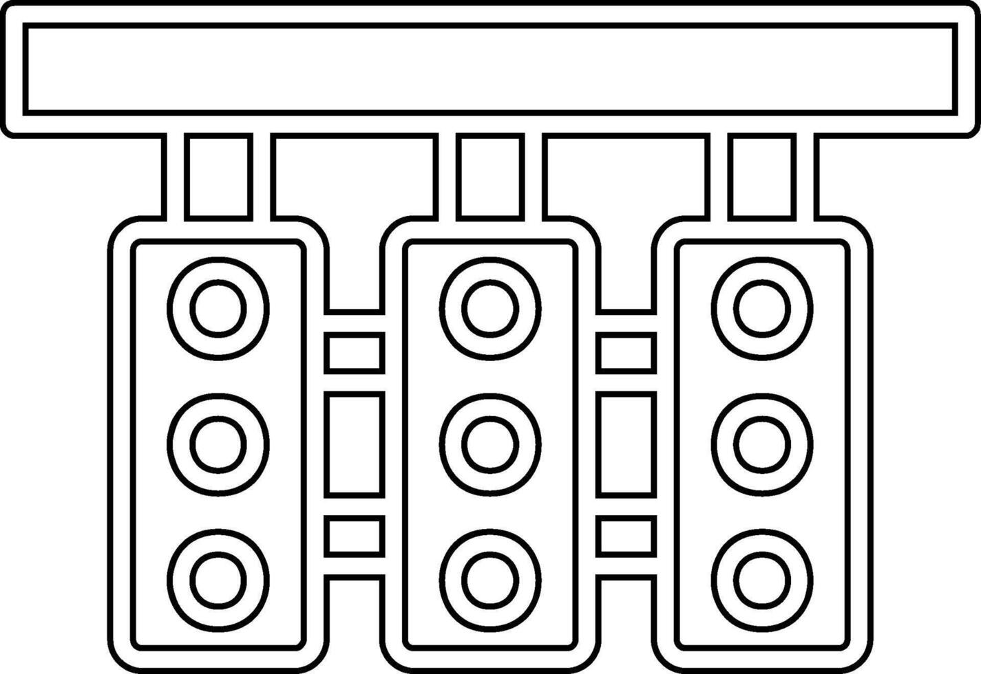 Traffic Lights Vector Icon