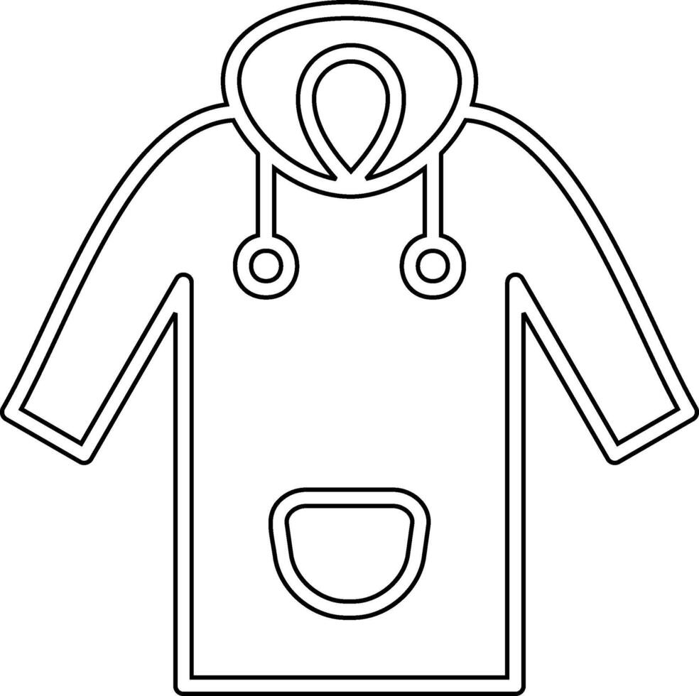 Raincoat Vector Icon