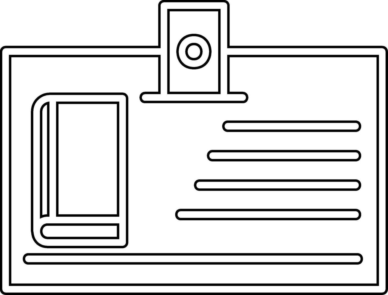 Library Card Vector Icon