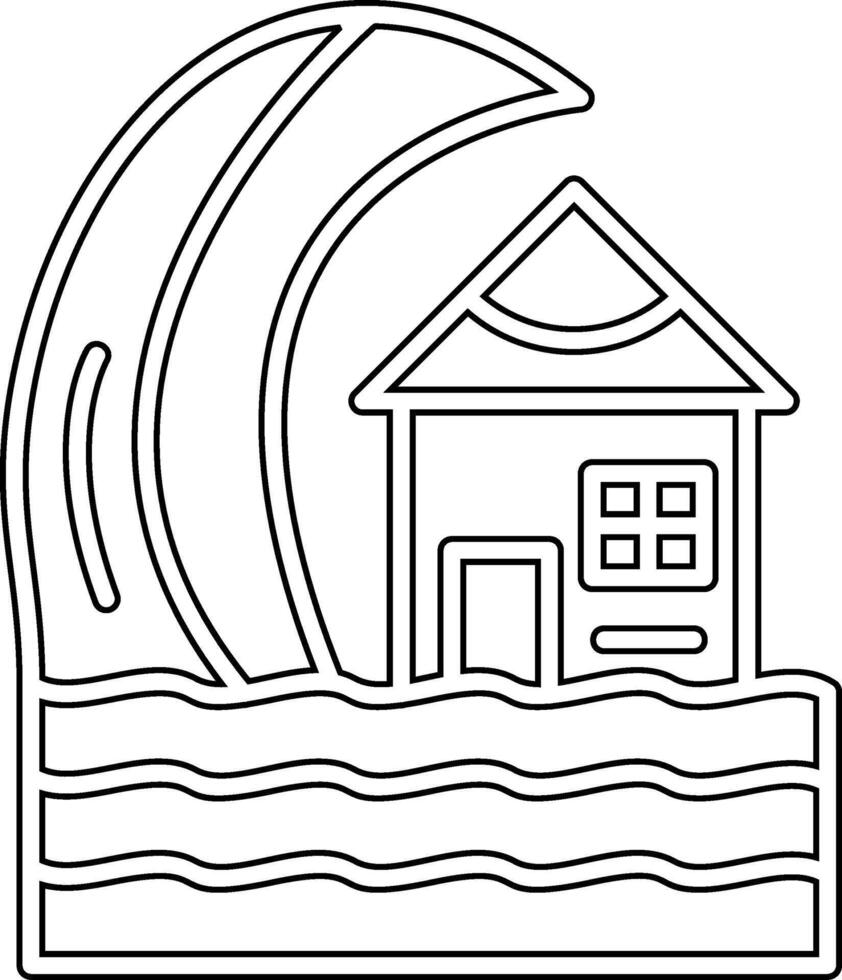 Tsunami Vector Icon