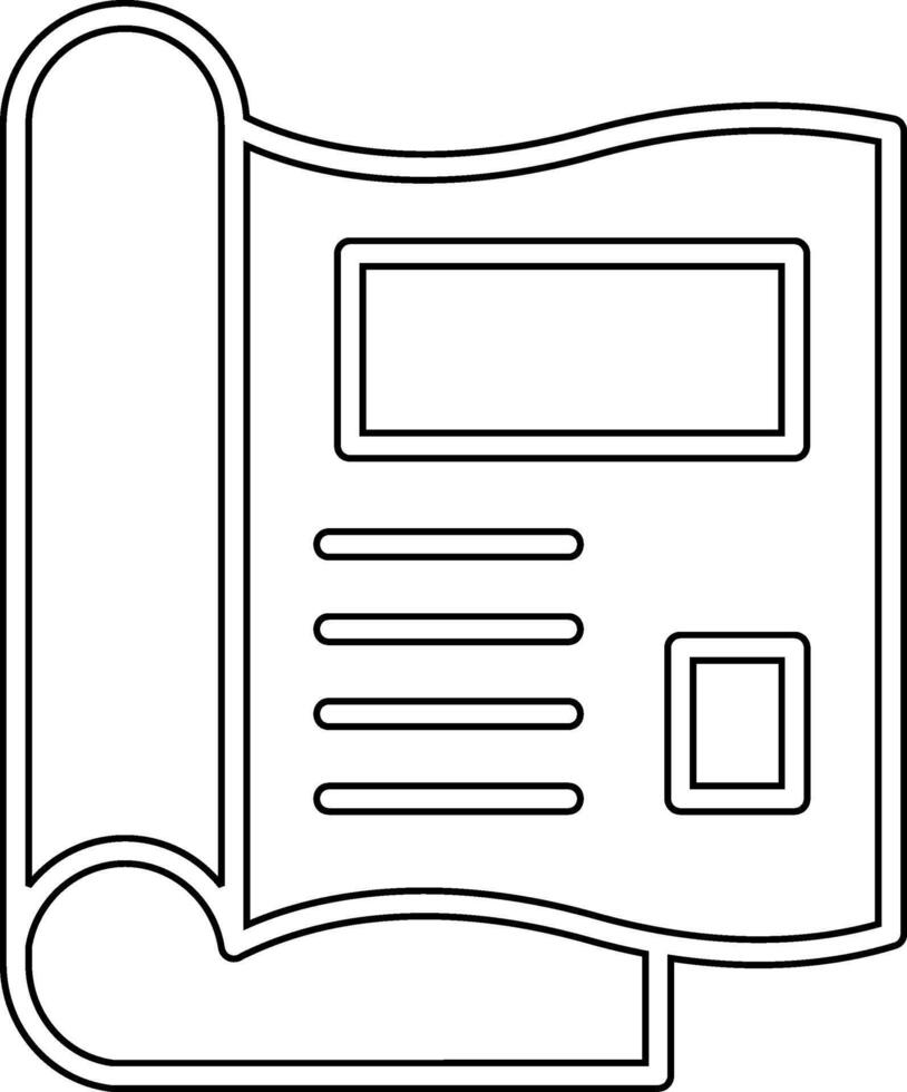 Magazine Vector Icon