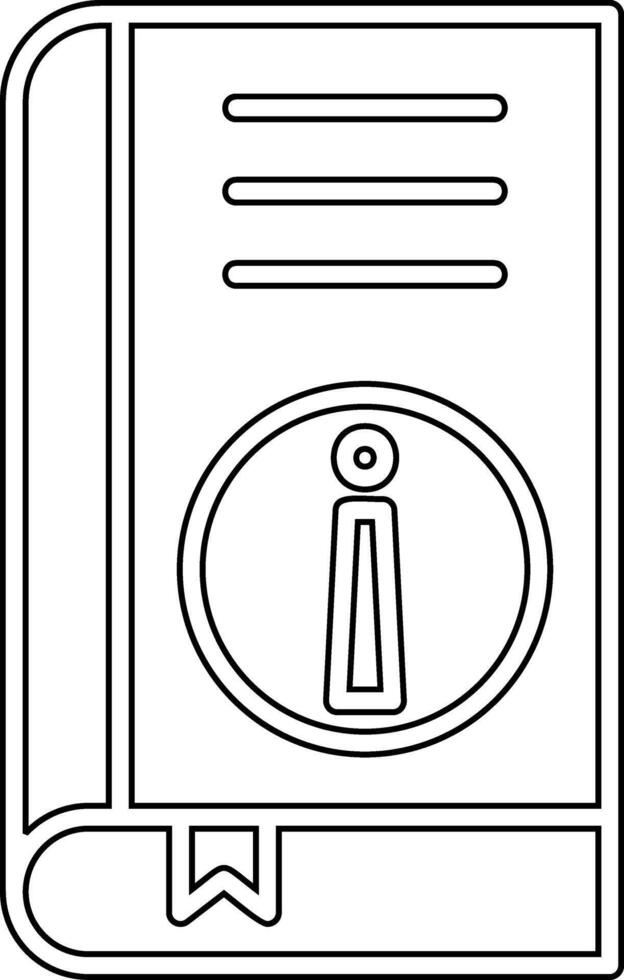 Book Information Vector Icon