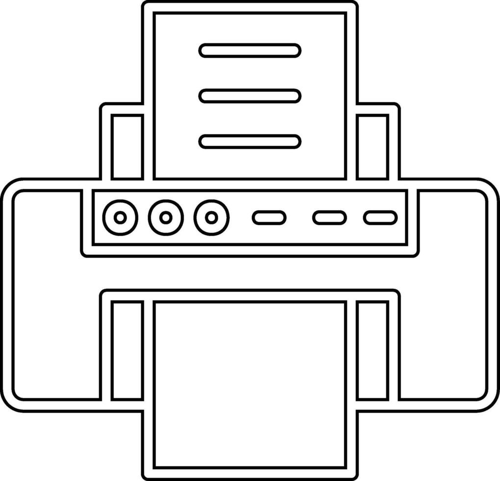 Printer Vector Icon