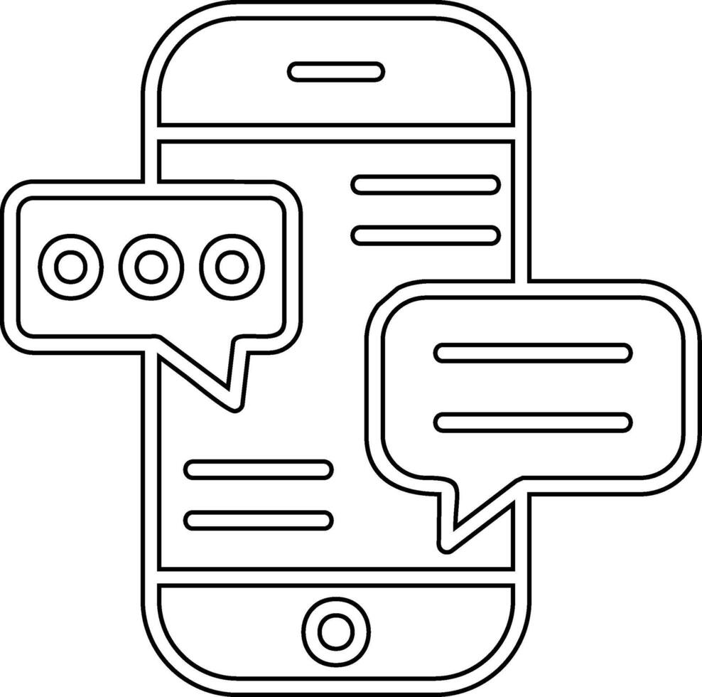 Chatting Vector Icon