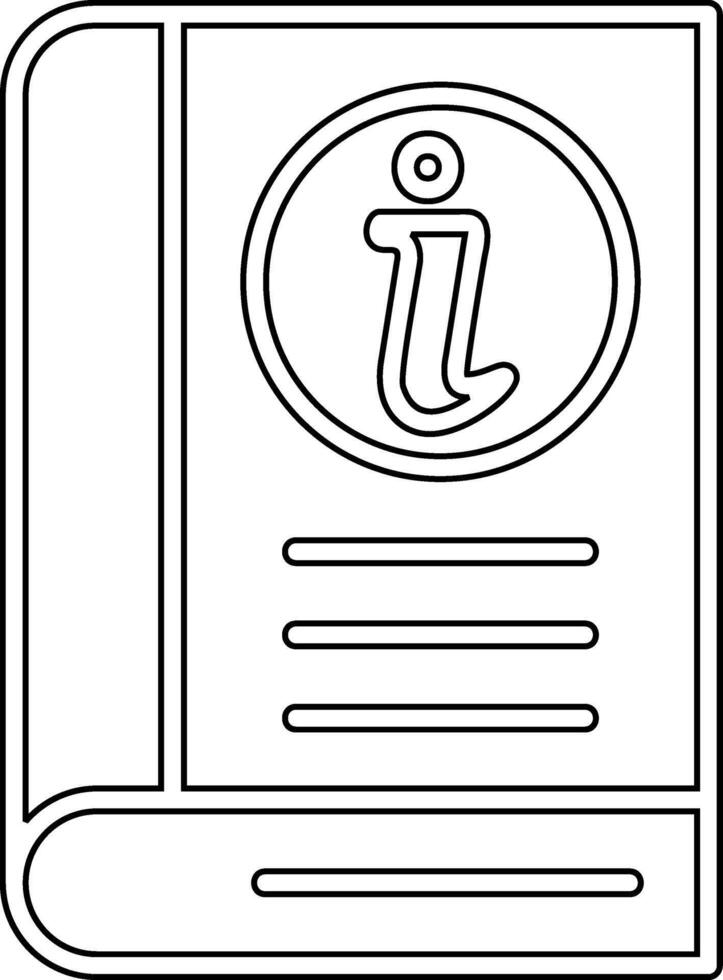 Information Book Vector Icon