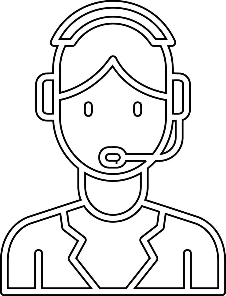 Customer Service Agent Vector Icon