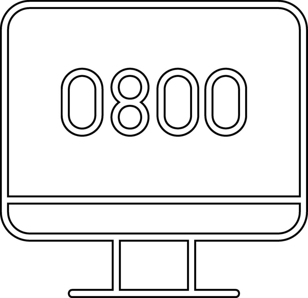 Help Line Vector Icon