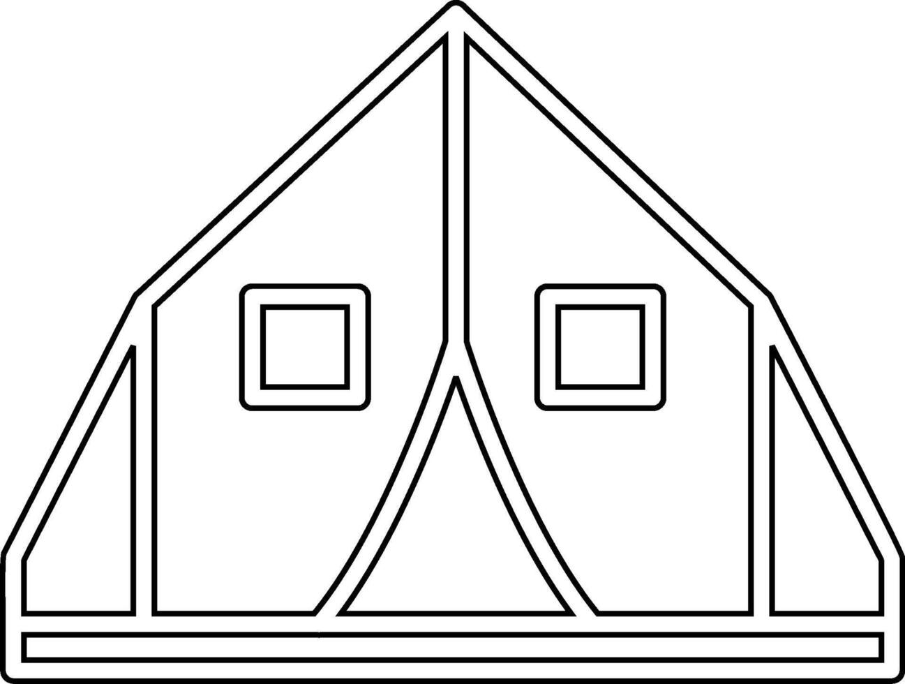 Tent Vector Icon