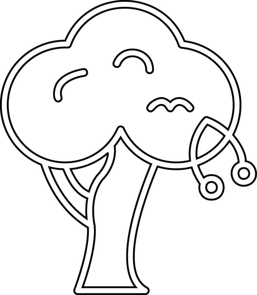 Cherry Tree Vector Icon