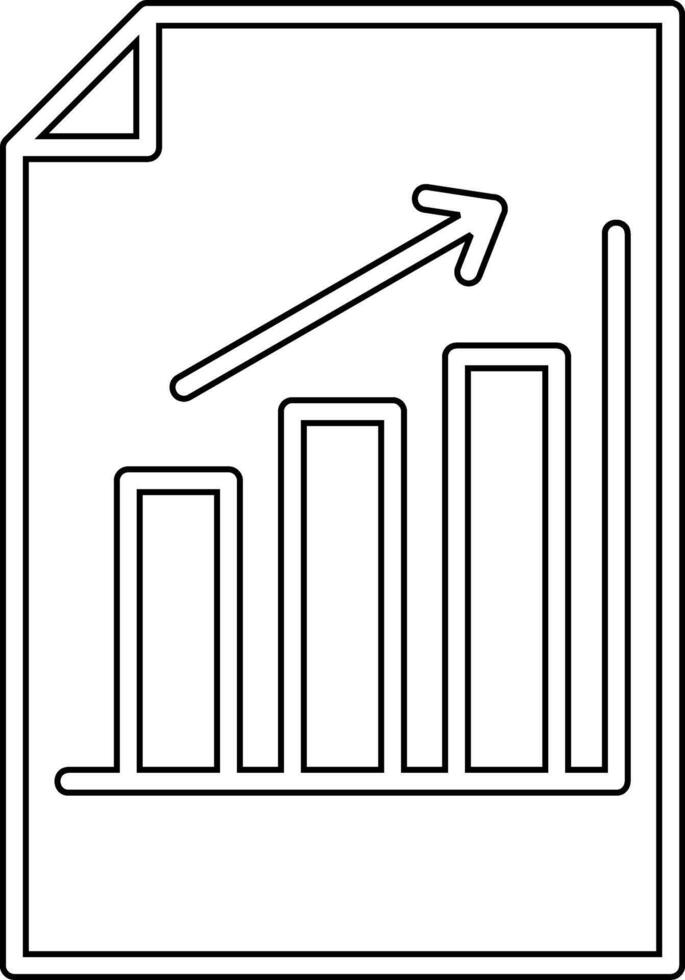 icono de vector de gráfico de barras