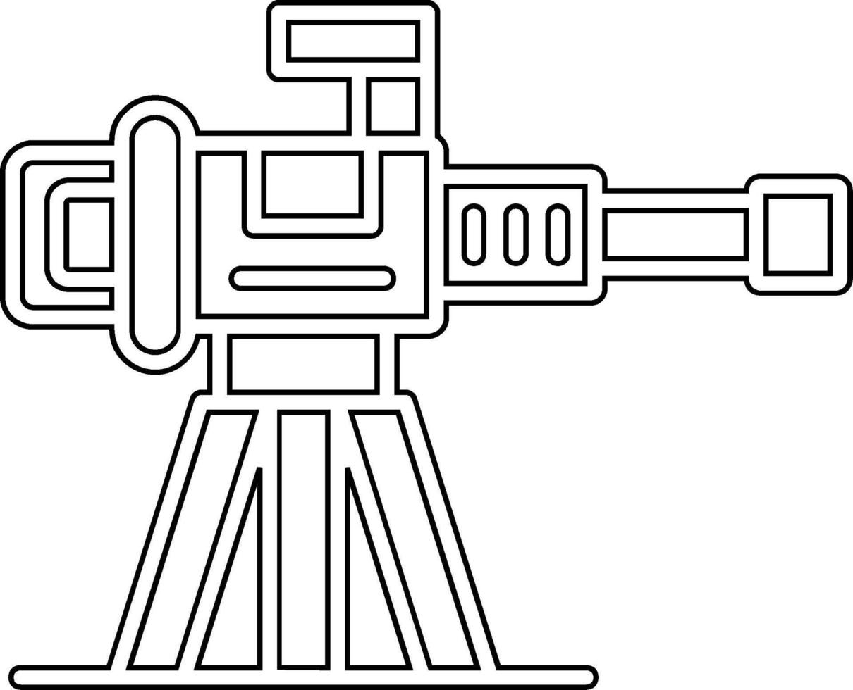 Heavy Machine gun Vector Icon
