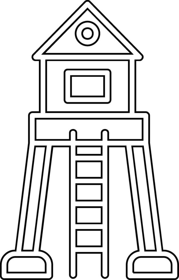 Military Tower Vector Icon